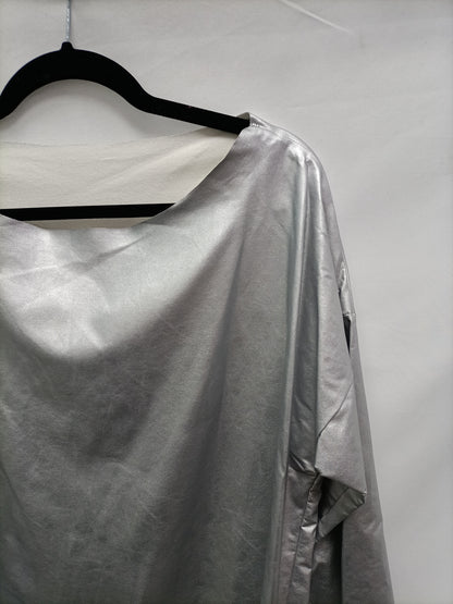 OTHERS.Silver zipper top YOUR