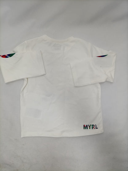 MAYORAL. Camiseta blanca osos T.18 meses