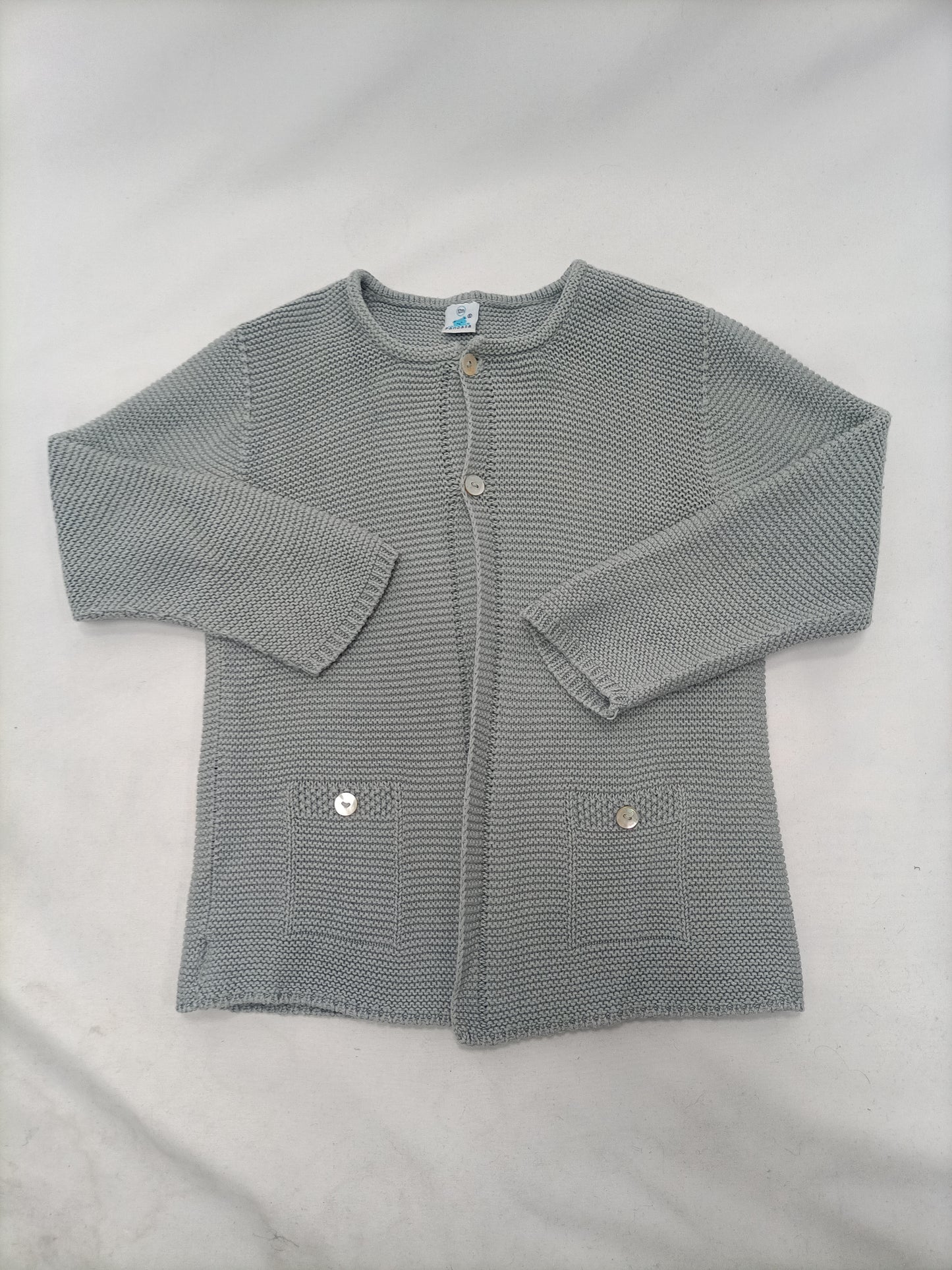 PANGASA. Aqua green cardigan, size 12 months