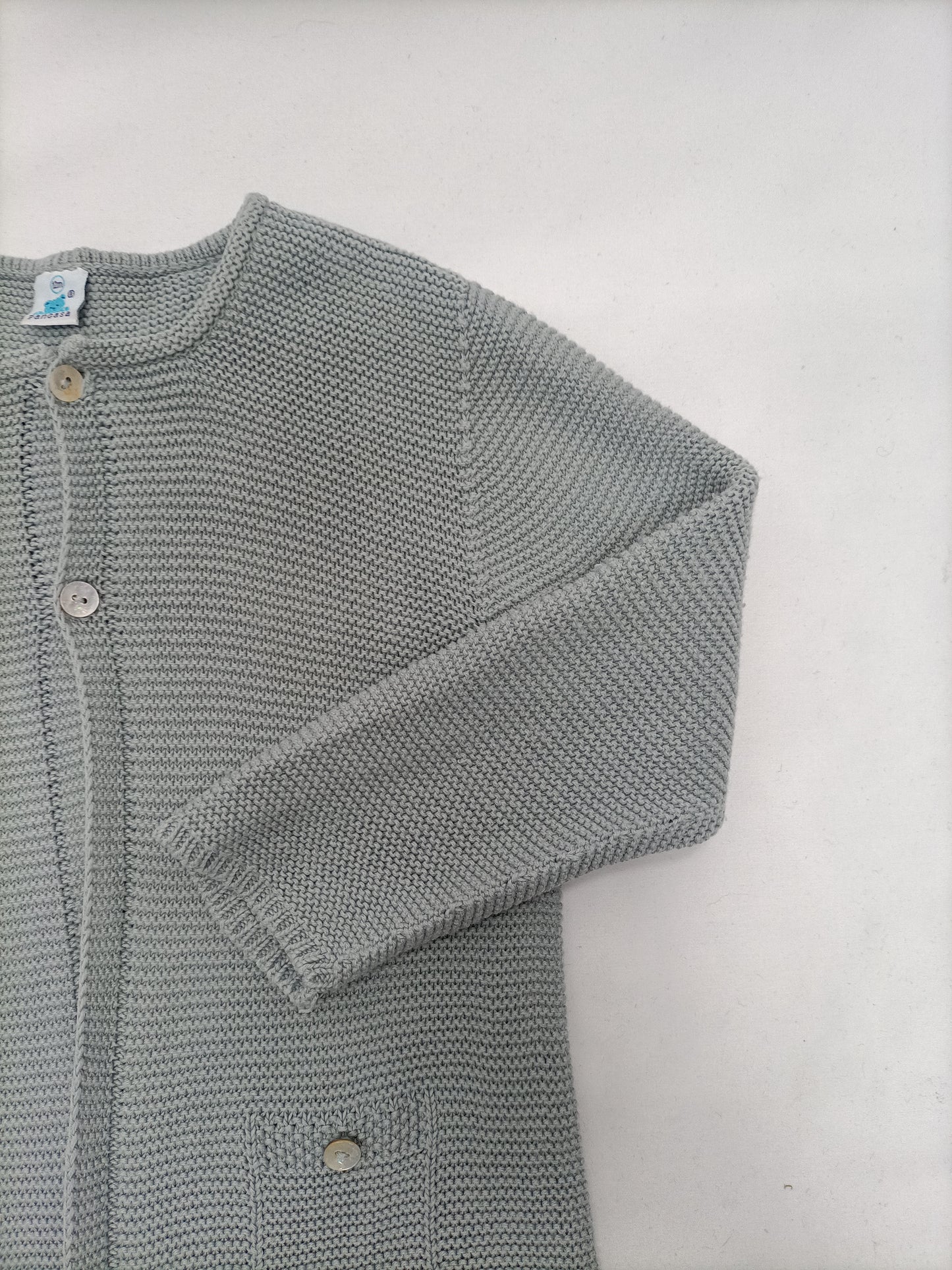 PANGASA. Aqua green cardigan, size 12 months