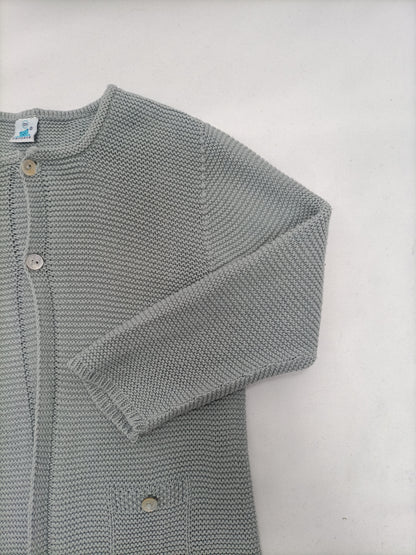 PANGASA. Aqua green cardigan, size 12 months
