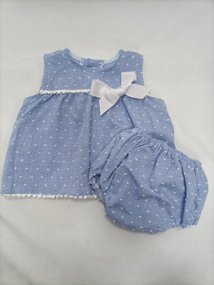 OTRAS. Conjunto azul plumeti T.12 meses