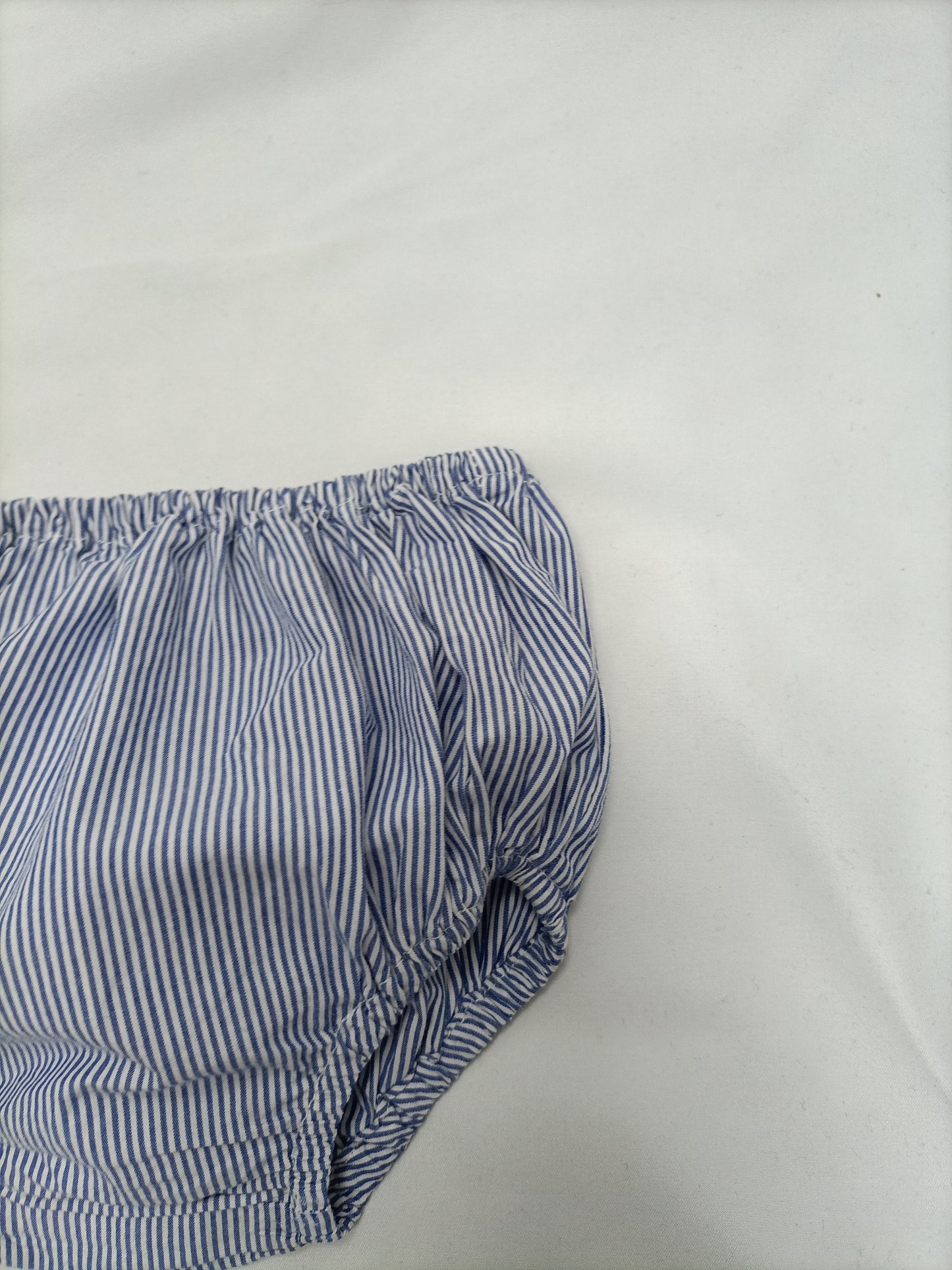 SERGENT MAJOR. Striped rompers, size 3 months