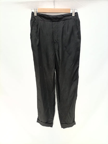 BIMBA Y LOLA. Black flowy trousers, size 36
