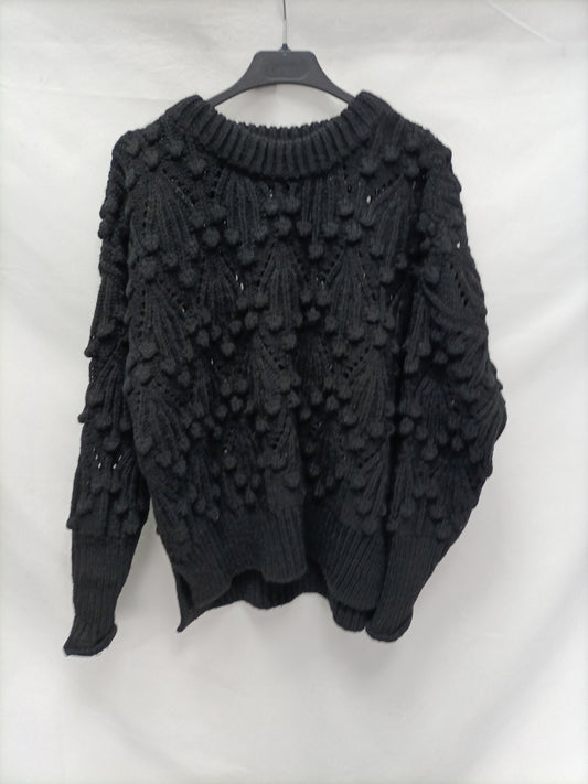 BIMBA Y LOLA. jersey fluido negro T.s