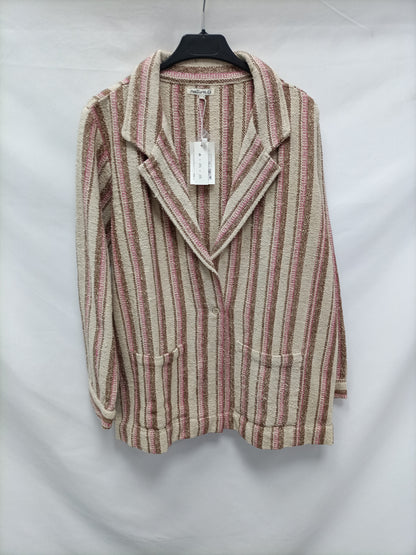 NATURA. Striped blazer-style jacket Ts/m