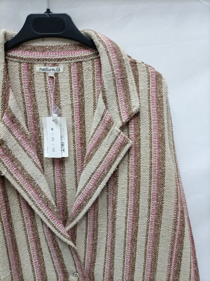 NATURA. Striped blazer-style jacket Ts/m
