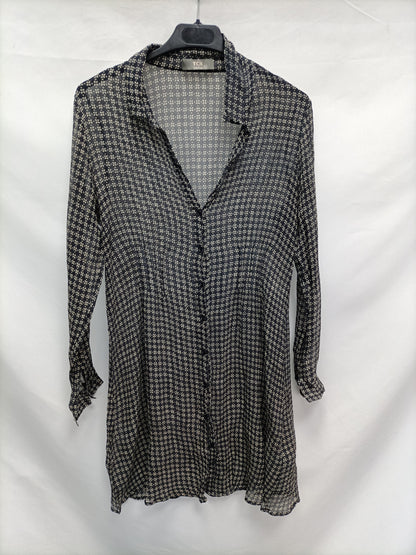 TCN. Gray printed blouse T.42