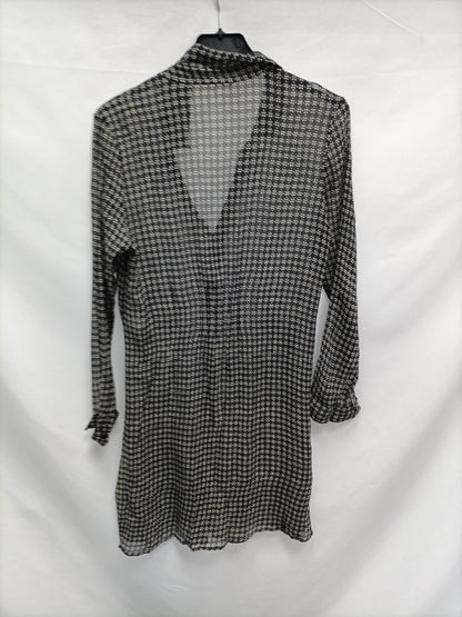 TCN. Gray printed blouse T.42