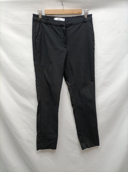 MANGO. Black Lycra trousers size 40