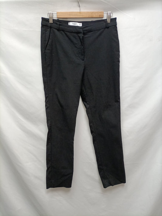 MANGO. Pantalón negro licra T.40