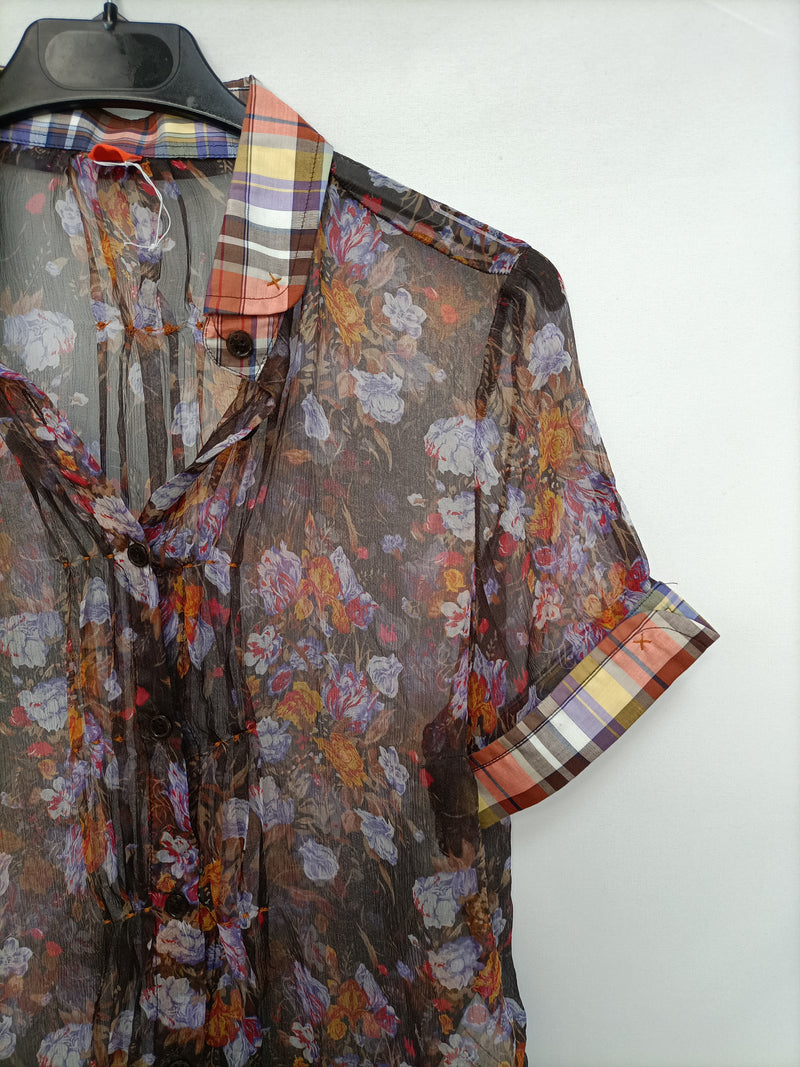 HUGO BOSS. Blusa multicolor T.36