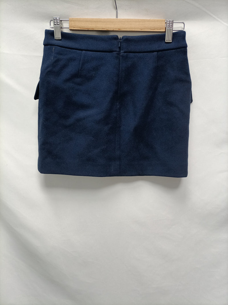 PAUL&JOE PARÍS. Mini falda azul T.36