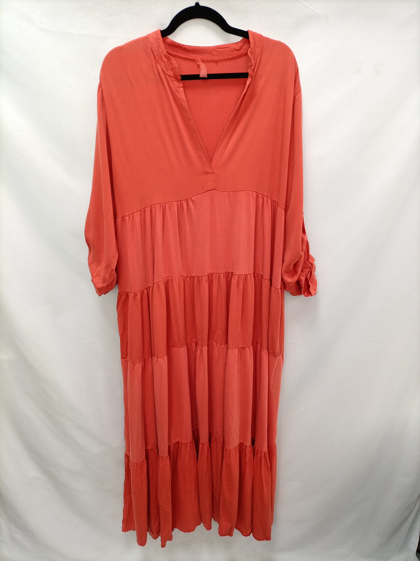 A PIE DE CALLE . Vestido oversized naranja T.u (l)