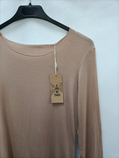 STREET LEVEL. Basic nude pink T-shirt You (m)