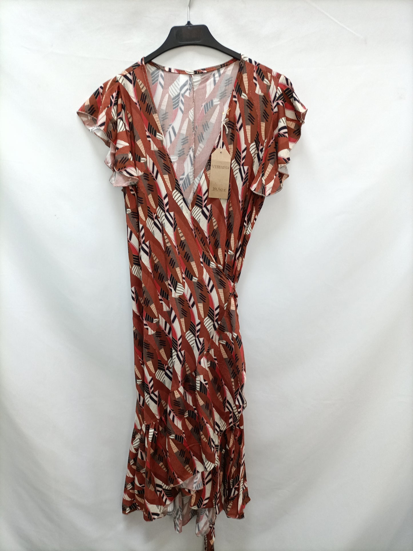 A PIE DE CALLE . Vestido midi estampado T.u (m)