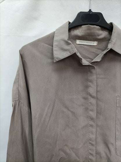 FRIDAY'S PROJECT. Blusa fluida beige T.s