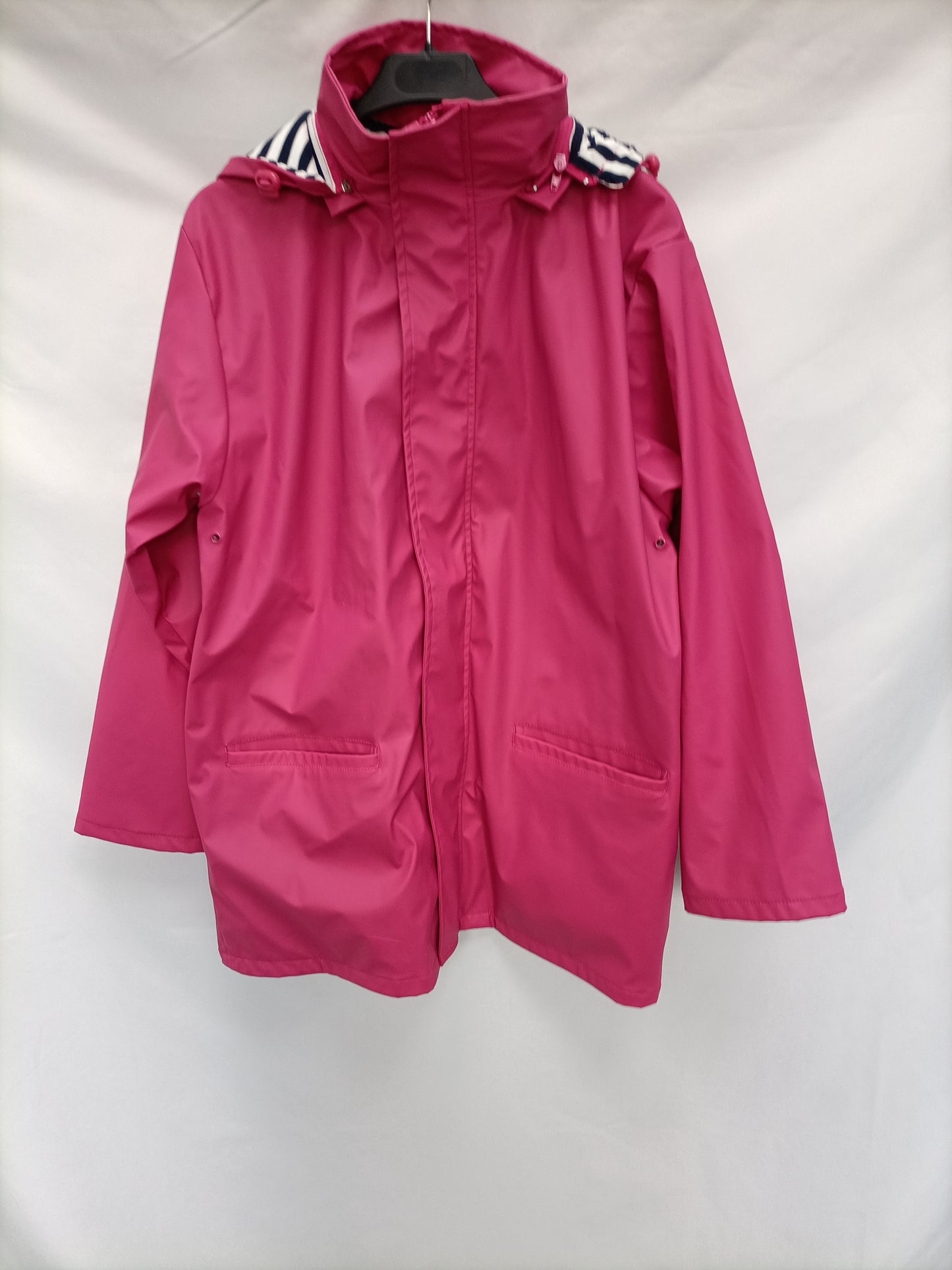 ESCALE NAUTIC . Parka rosa impermeable T.s