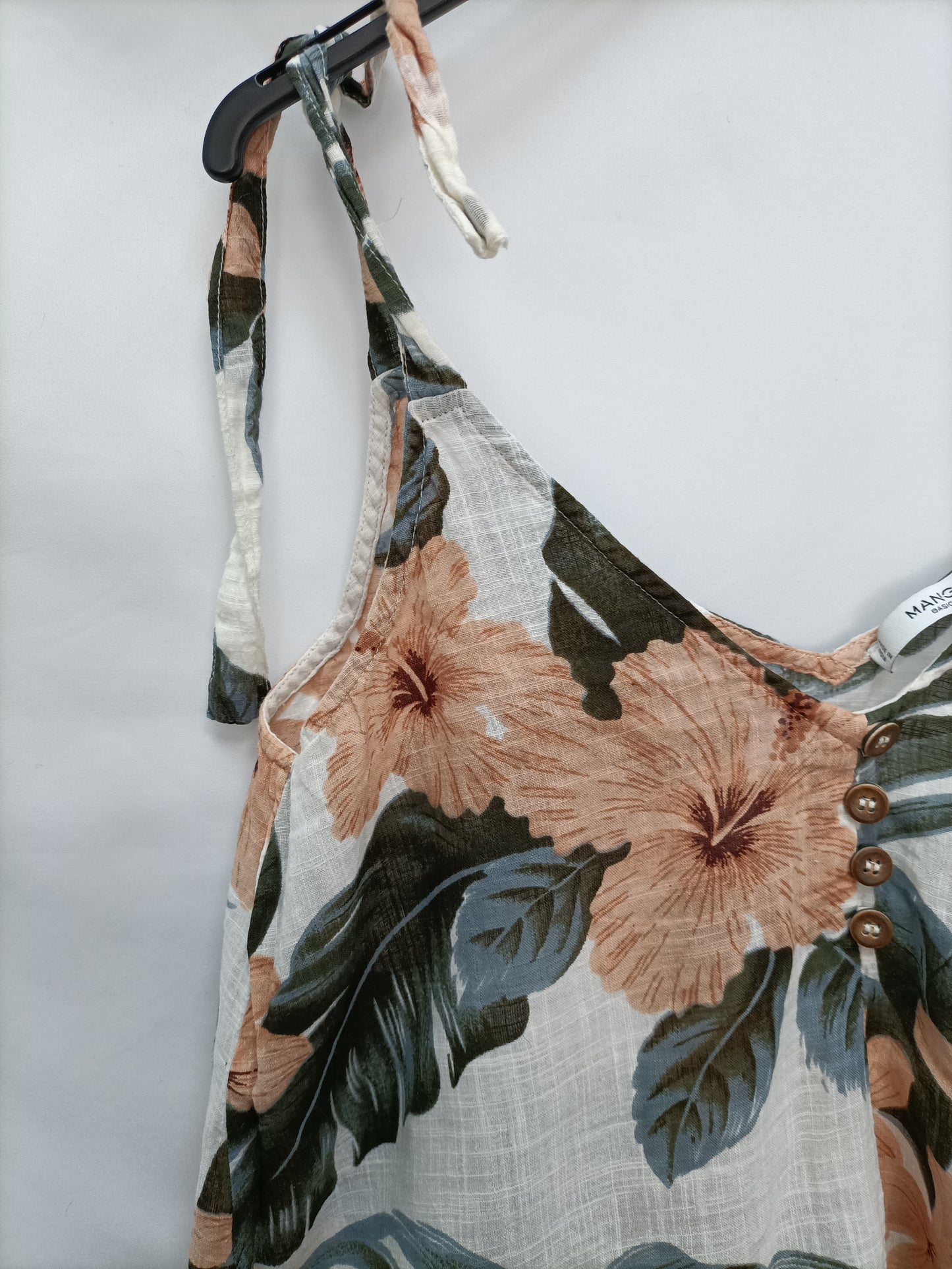 MANGO. Top flores hawaianas T.s