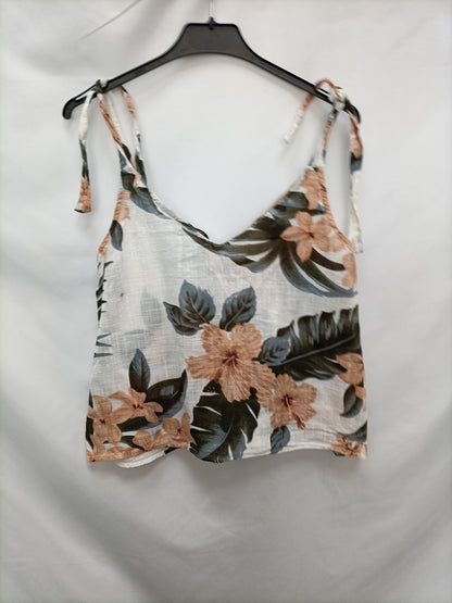 MANGO. Top flores hawaianas T.s