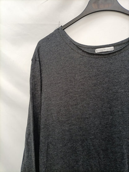 ZARA. Asymmetrical gray dress Tm