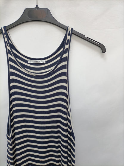 PULL&amp;BEAR. Long striped dress TM