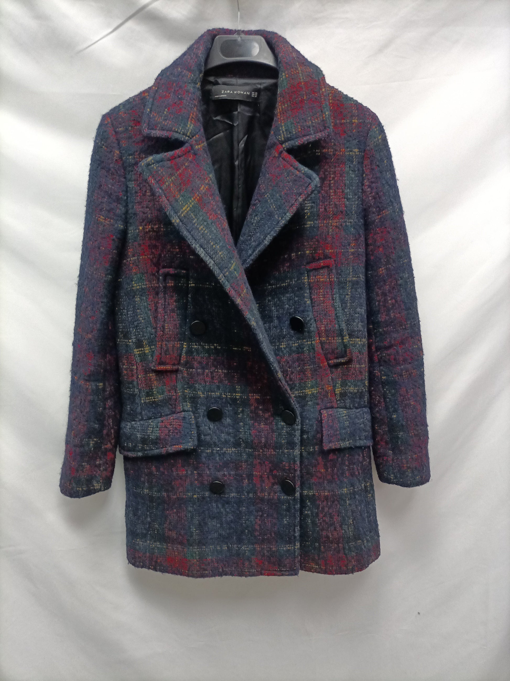 Abrigo azul cuadros – Hibuy market