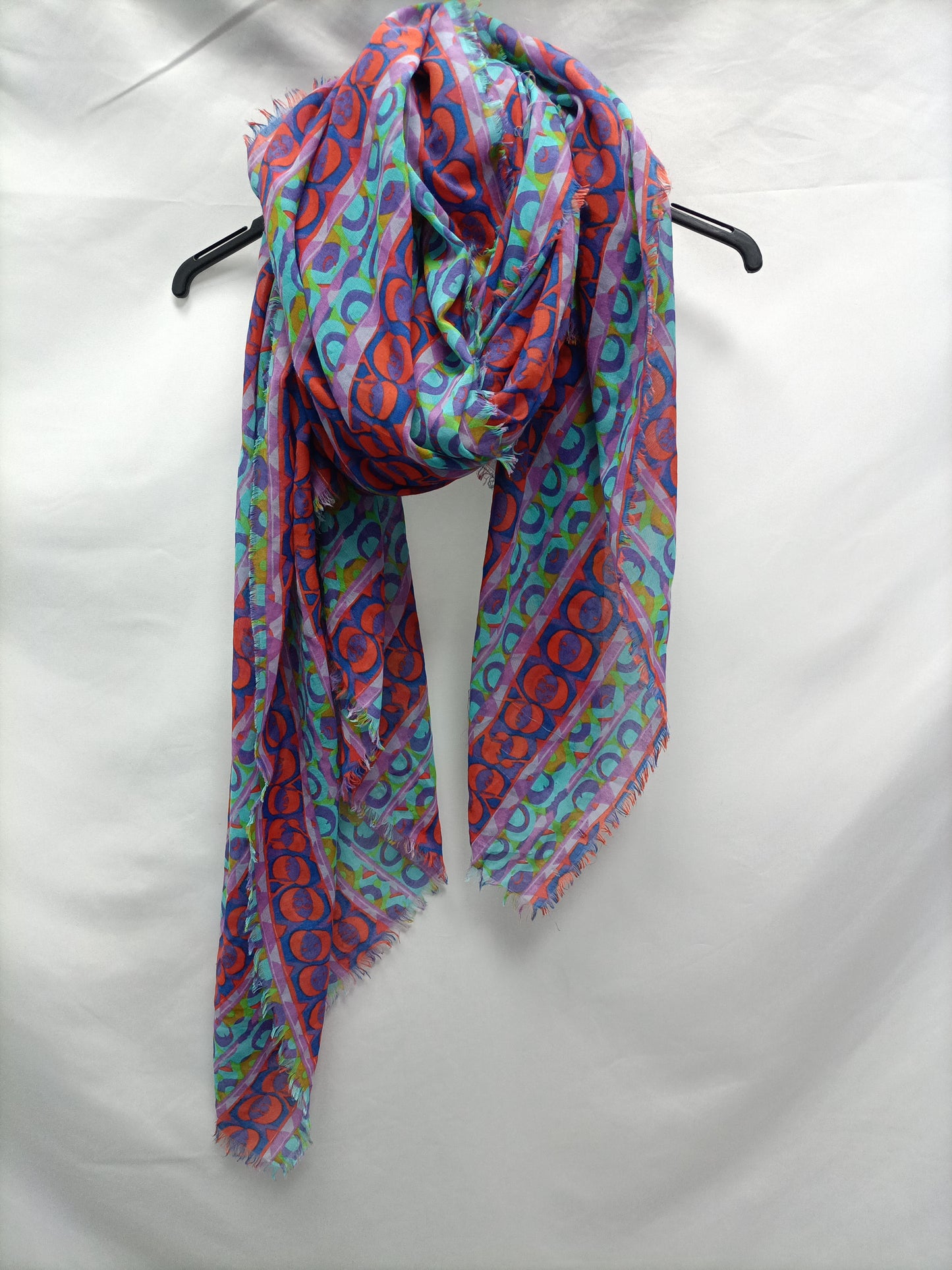 OTHERS. Multi-coloured fluid scarf