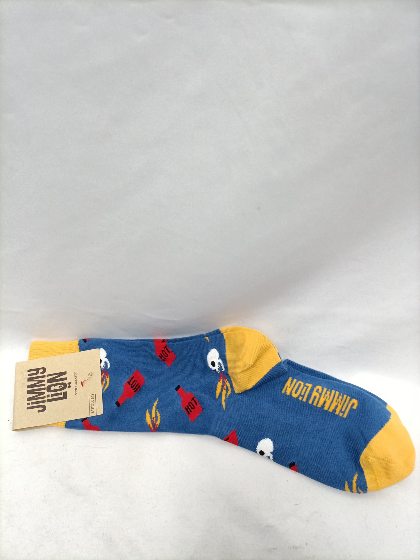 JIMMY LION. Blue socks, sizes 36-40