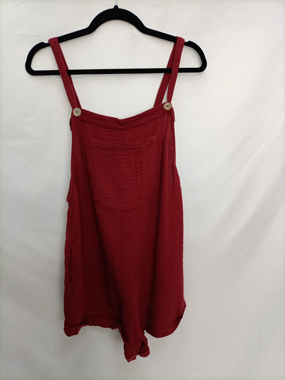 ZARA. Mono corto burdoes T.m