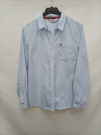 EL GANSO.  Camisa azul Oxford T.38
