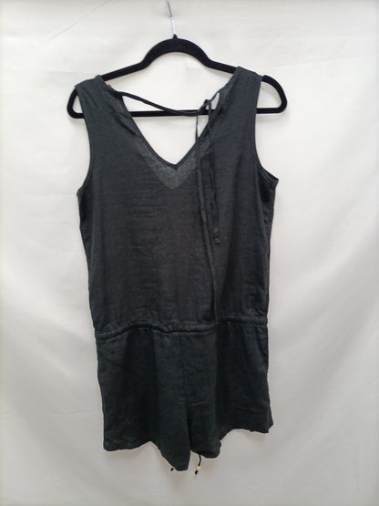 ESMARA. Black short jumpsuit size 36
