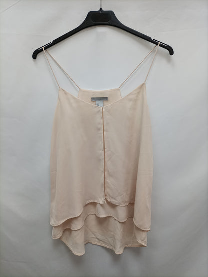 H&amp;M. Pale pink strappy top size 34