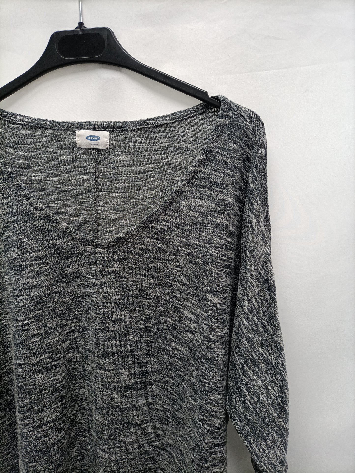 OLD NAVY. Camiseta espiga gris T.u (m)