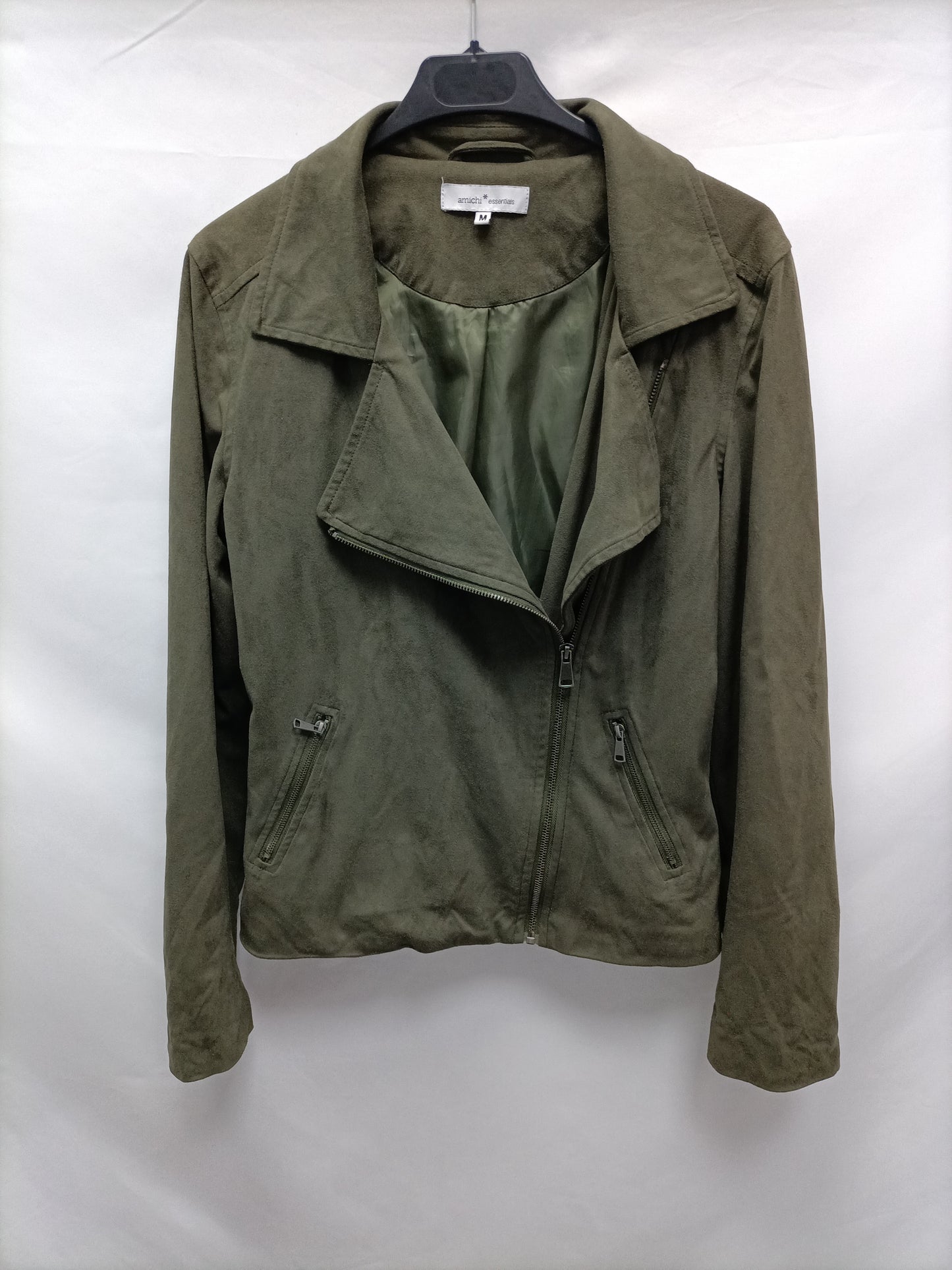AMICHI. Cazadora verde Antelina T.m