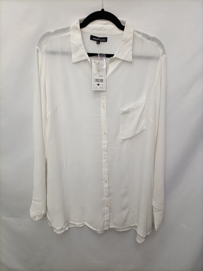 AMICHI.Camisa blanca fluida