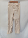 7 FOR ALL MANKIND. Pantalones beiges micropana T.34/36