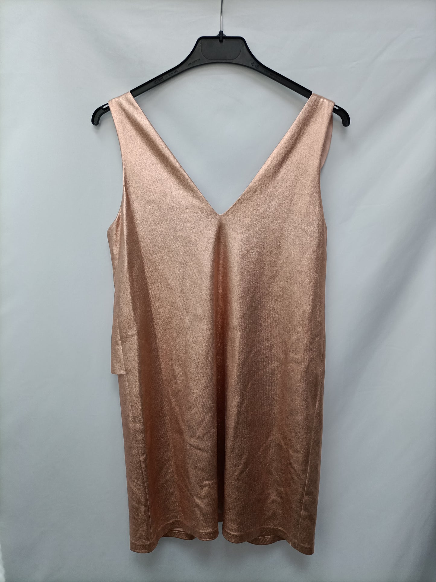 MarketZARA. Vestido rosa encerado T.xs