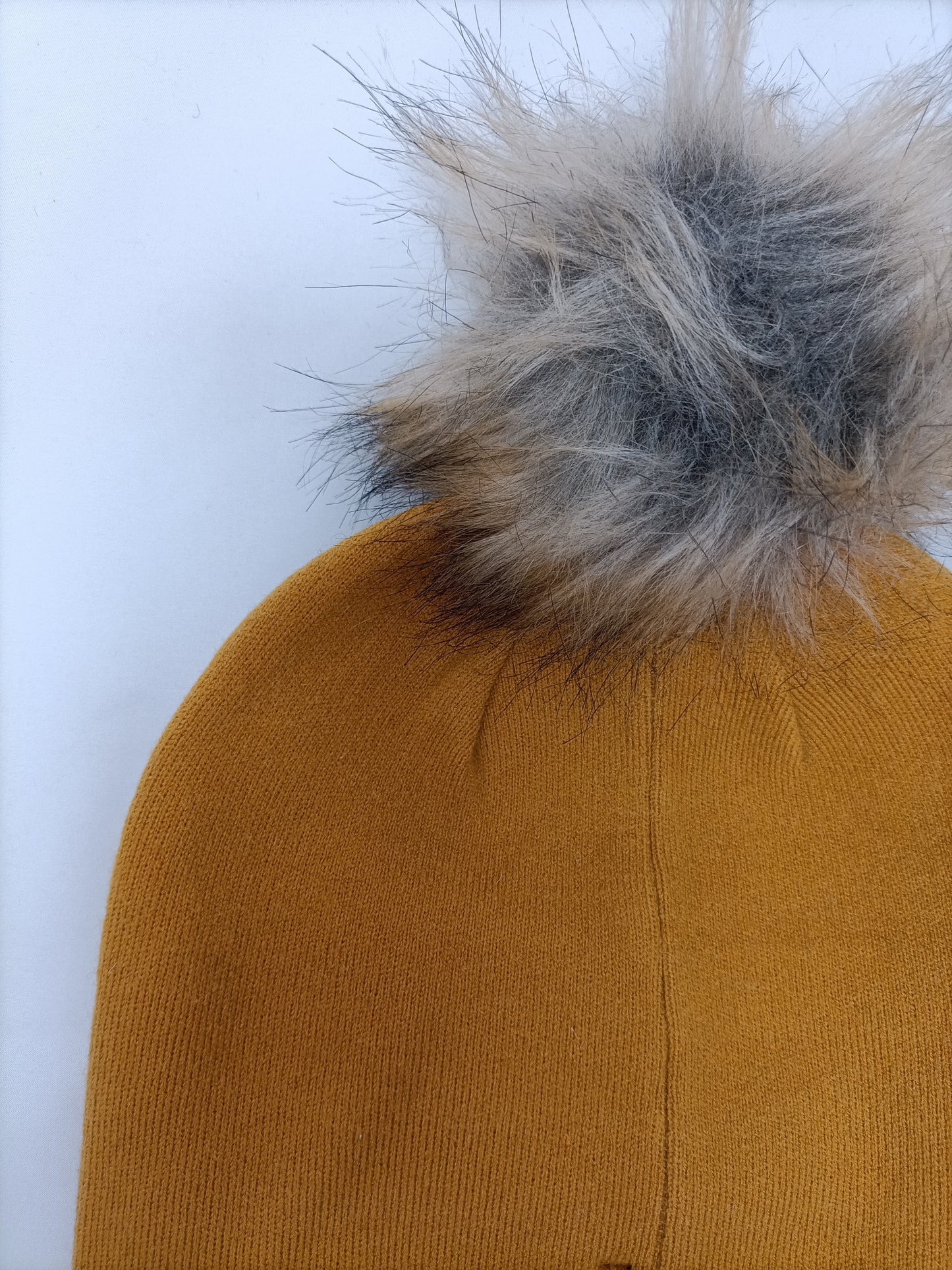 PARFOIS. Mustard pompom hat Your