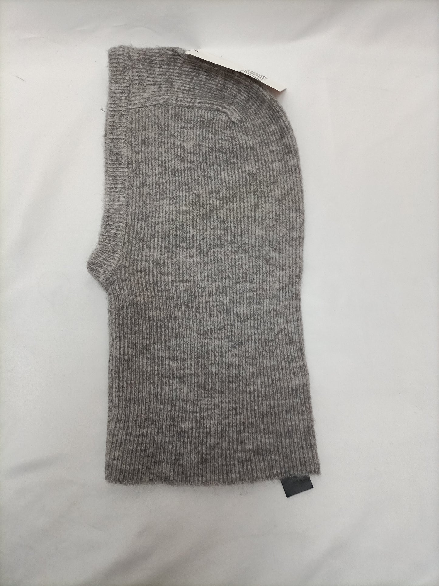 ZARA. Gorro gris lana T.m