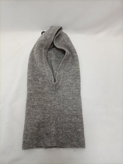 ZARA. Gorro gris lana T.m