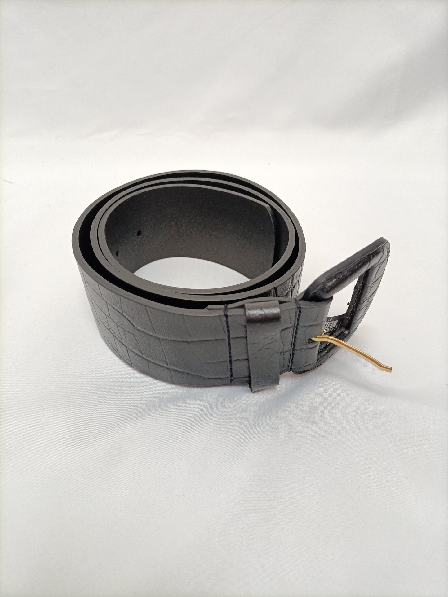 ZARA. Black leather belt size 90