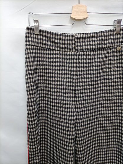 LOLA CASADEMUNT. Pantalones palazzo cuadros T.l