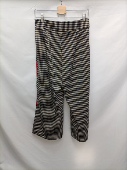 LOLA CASADEMUNT. Pantalones palazzo cuadros T.l