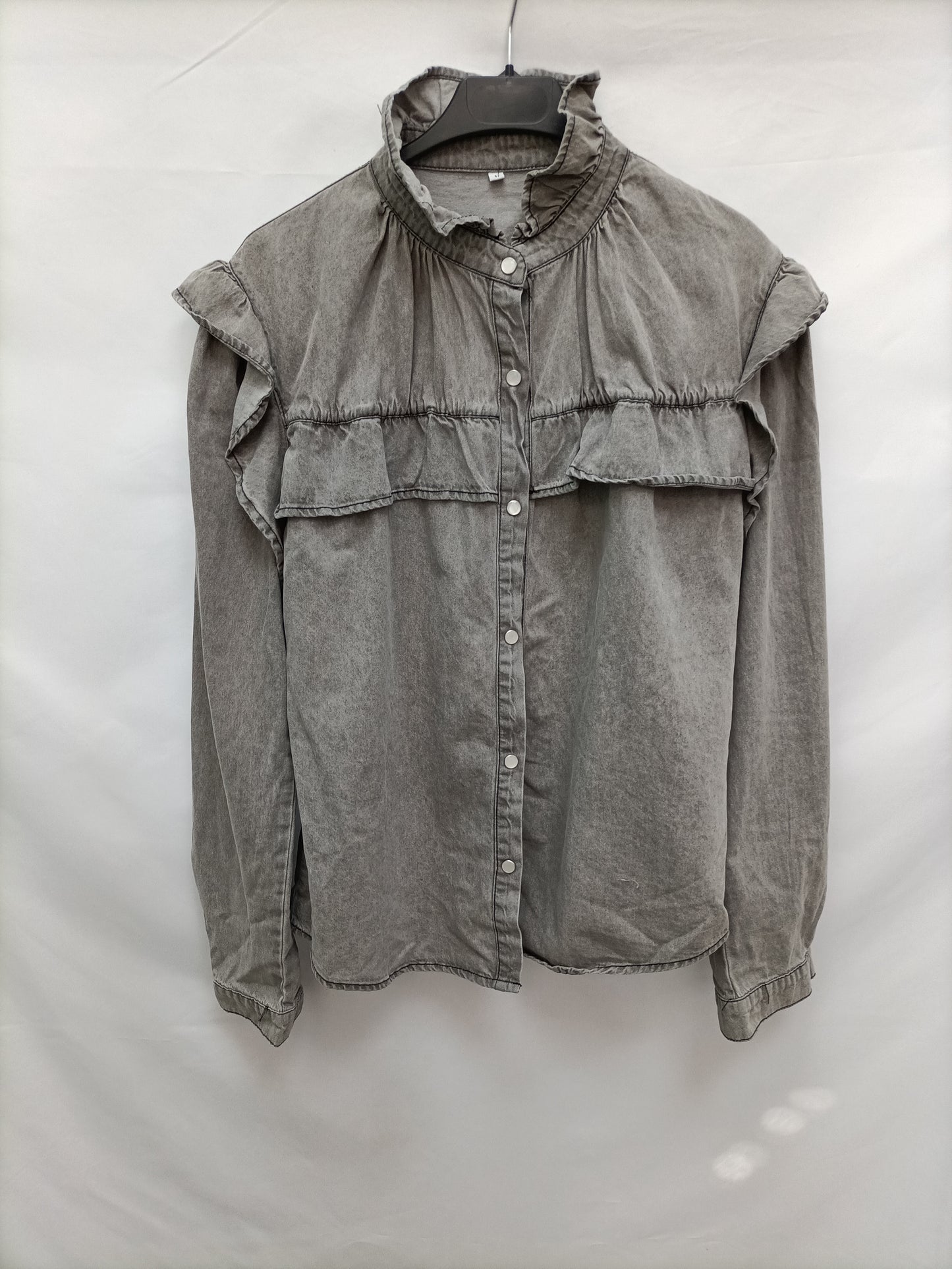 OTRAS. Camisa denim gris   T.l