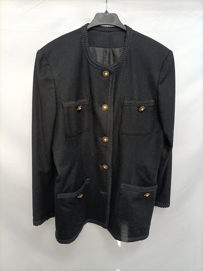 OTRAS. Chaqueta negra vintage T.46(M/L)