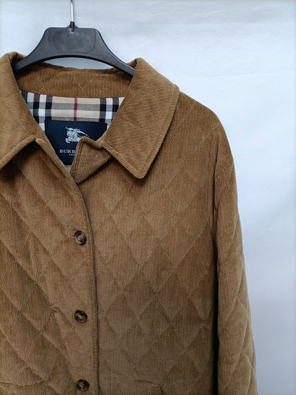 BURBERRY. Abrigo pana rombos T.u (l)