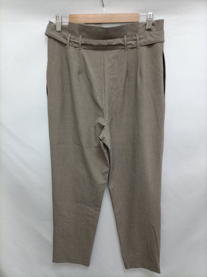 Paula.ZARA. Pantalón fluido pata de gallo T.m