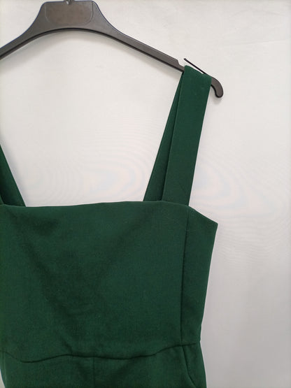 ZARA. Mono corto verde T.s