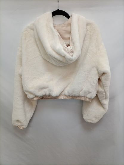 H&M. Abrigo corto reversible T.s